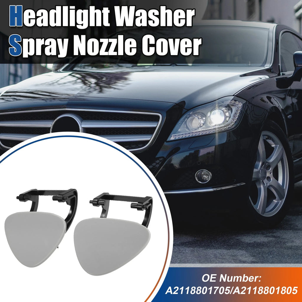 2X Headlight Washer Spray No.A2118801705 for Mercedes-Benz 