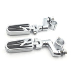 1.5" Flame Foot Peg Clamps for Harley Sportster 883 1340 XL1200 (1986–2023)