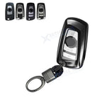 Key Fob Shell Case Cover with Keychain for BMW 2 3 4 5 X3 X4 (2014–2020)