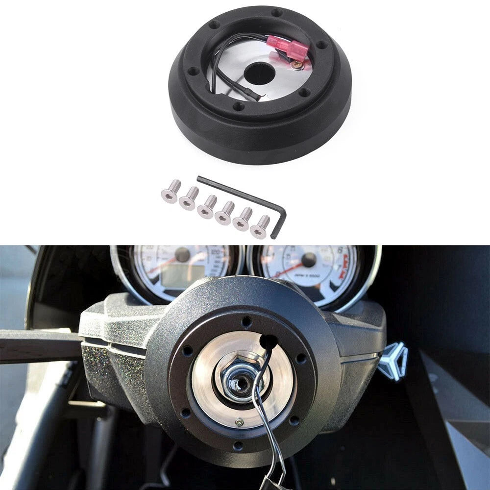 160H Hub Adapter + Blue Steering Wheel Quick Release for Mazda Miata RX-8 (1990–2002)