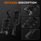 Front Struts Control Arm Kit Tie Rods Sway Bar for Hyundai Elantra (2011-2016)