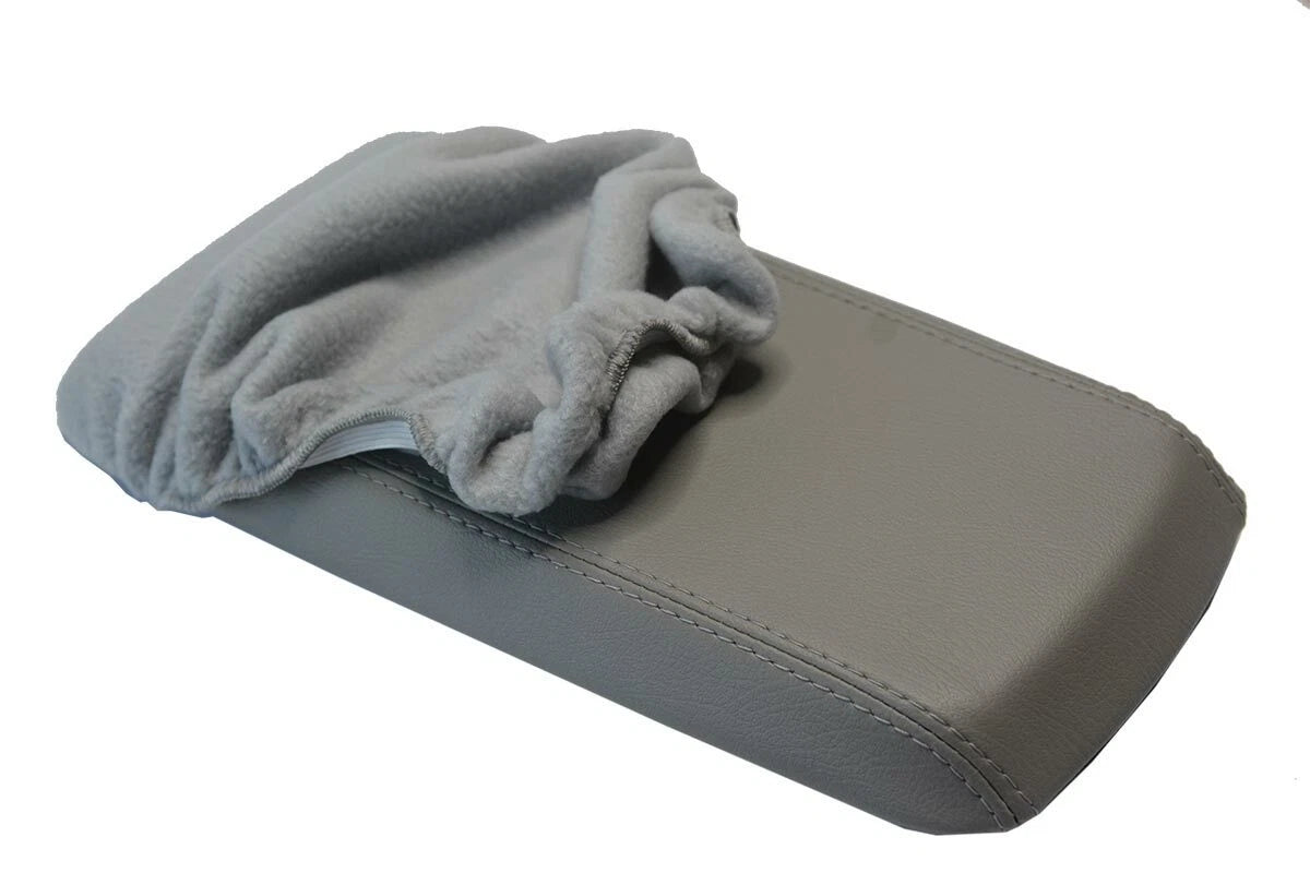 Fleece Console Lid Armrest Cover for Chevrolet Equinox (2005–2009) Gray