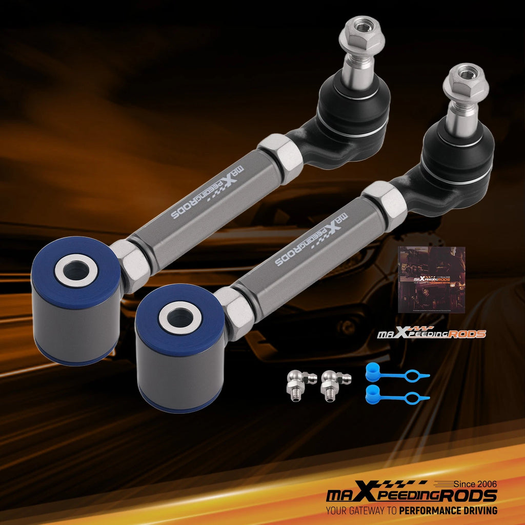 2x Rear Upper Camber Arms for Acura TL 2004-2008 (Left Right) Adjustable -2° to +4°
