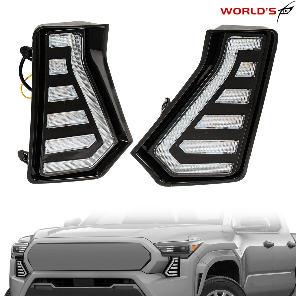 LED DRL Set for Toyota Tacoma (2024–2025) with Harness Turn Signal Lights