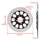 Front Brake Rotor Disc for Suzuki GN 125 (220MM) (NF41A, GN125, TU 125, GS 125)