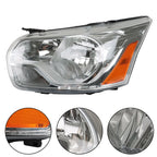 Halogen Headlight for Ford Transit (2015–2021) Driver Left Side Chrome