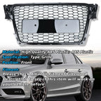 Front Honeycomb Mesh Bumper Grill for Audi A4 S4 RS4 (2009–2012)