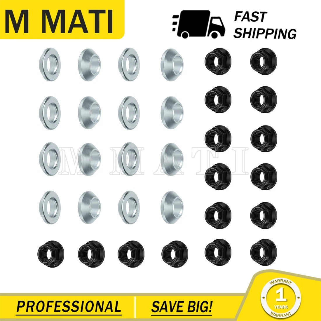 Wheel Nut Washers for Suzuki LT-F400 LT-A400 LT-A450 LT-A500 LT-A750 (1998–2009) 09140-10021