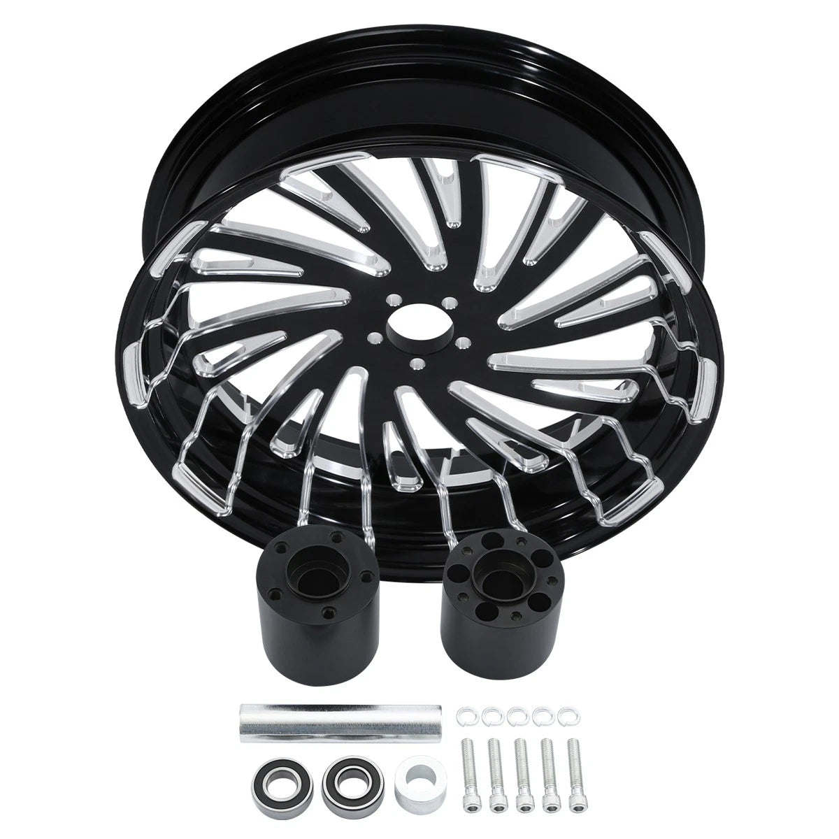 18" x 5.5" Rear Wheel Rim Hub for Harley Touring Electra Road Glide (1997–2008)