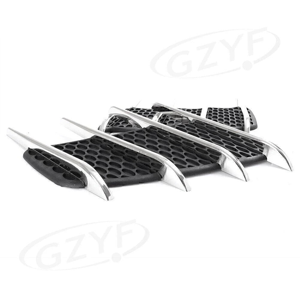 Vent Trim Hood Air Flow Intake Covers for Universal Car Decoration