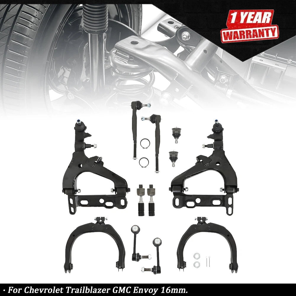 12pc Front Suspension Kit for Chevrolet Trailblazer GMC Envoy