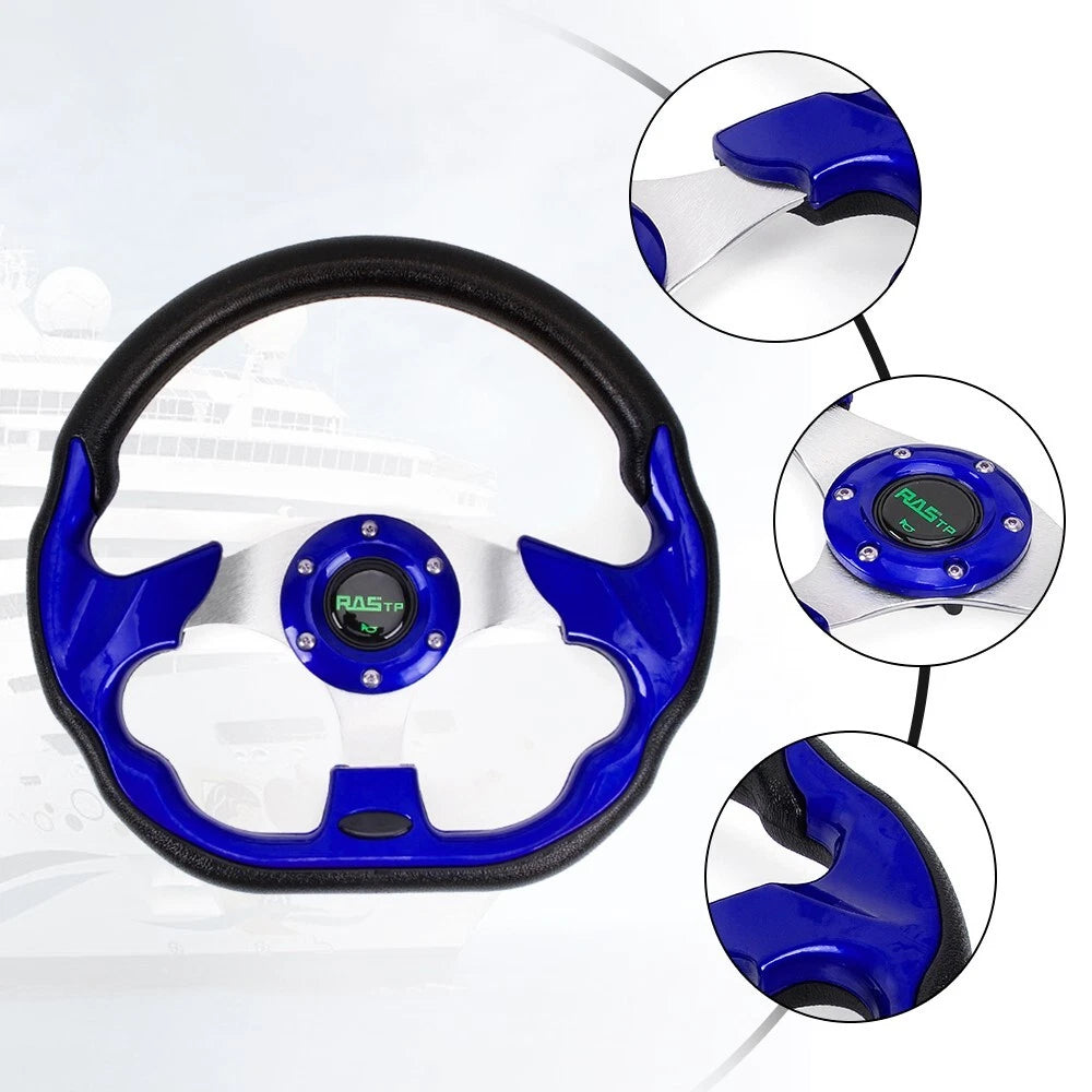 13in Blue Marine Steering Wheel for Boat
