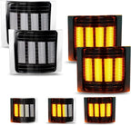 Clear LED Corner Turn Signal Lights for GMC Chevy C/K Silverado Suburban