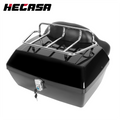 50L Universal Black Motorcycle Tail Box for Harley Honda (YYYY–YYYY)