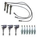 Set of 3 Ignition Coil Wires & 6 NGK Iridium Spark Plugs for Sedona (2002–2006)