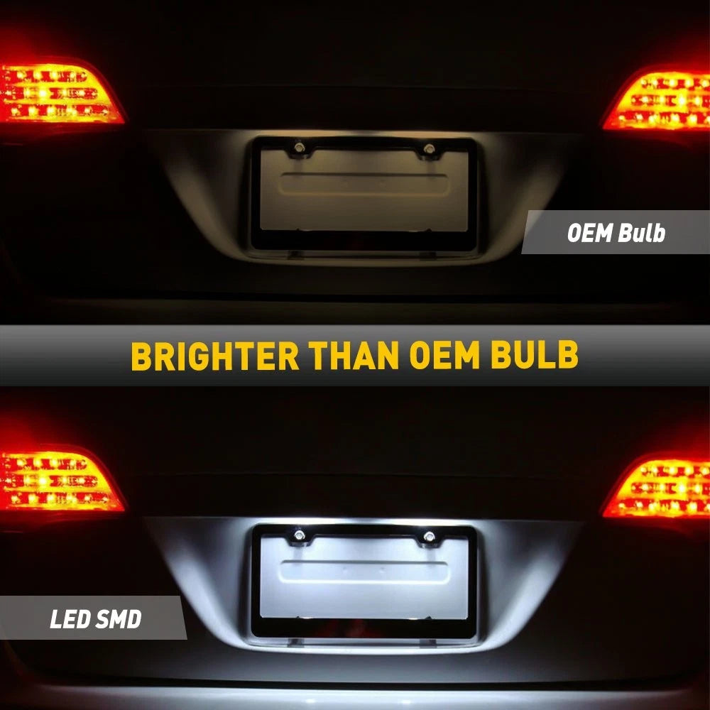 LED License Plate Lights for Lexus IS300 (2001–2005), GS (1998–2005), RX (2004–2009), ES (2002–2006)