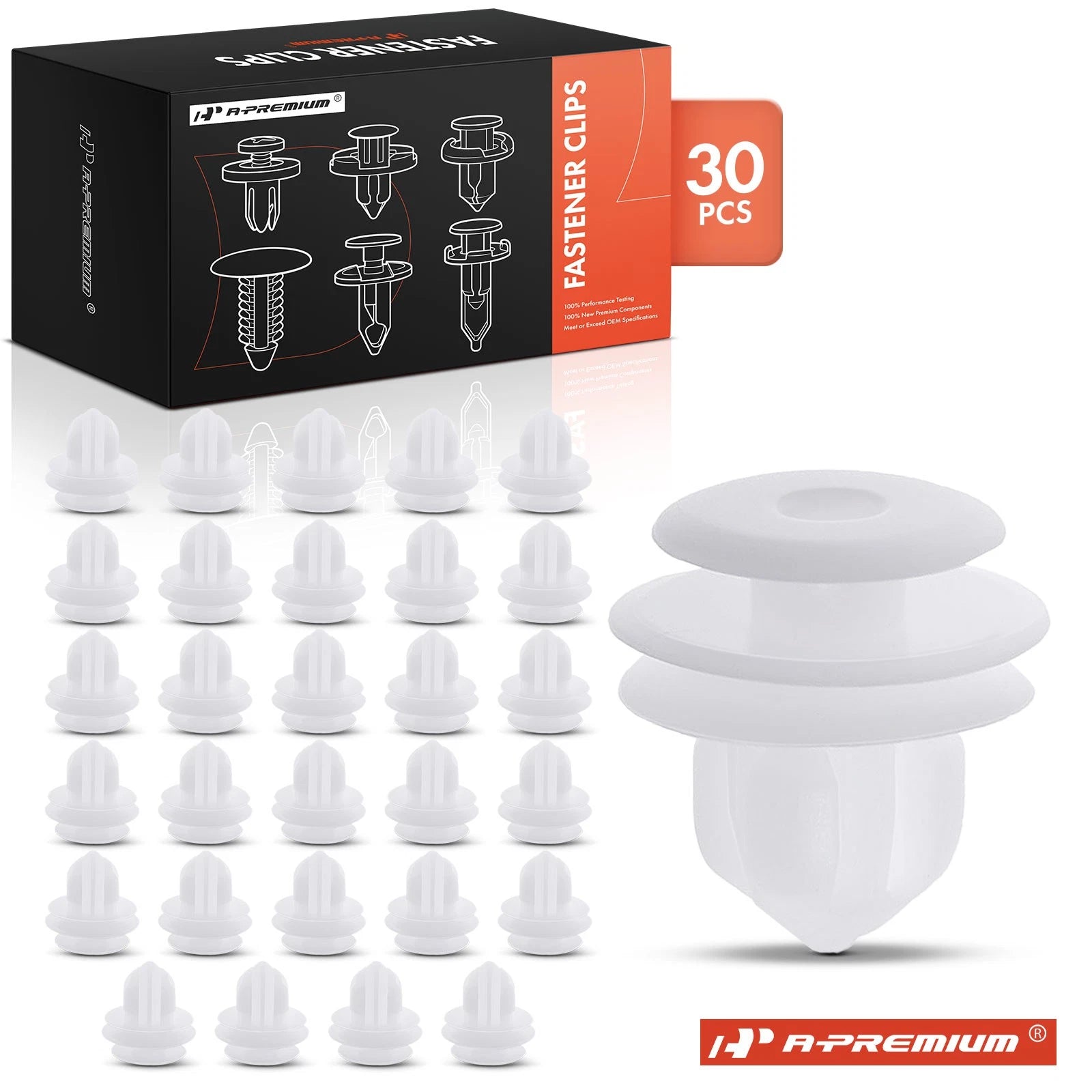 30pcs Garnish Moulding Clip Retainers for Subaru Toyota