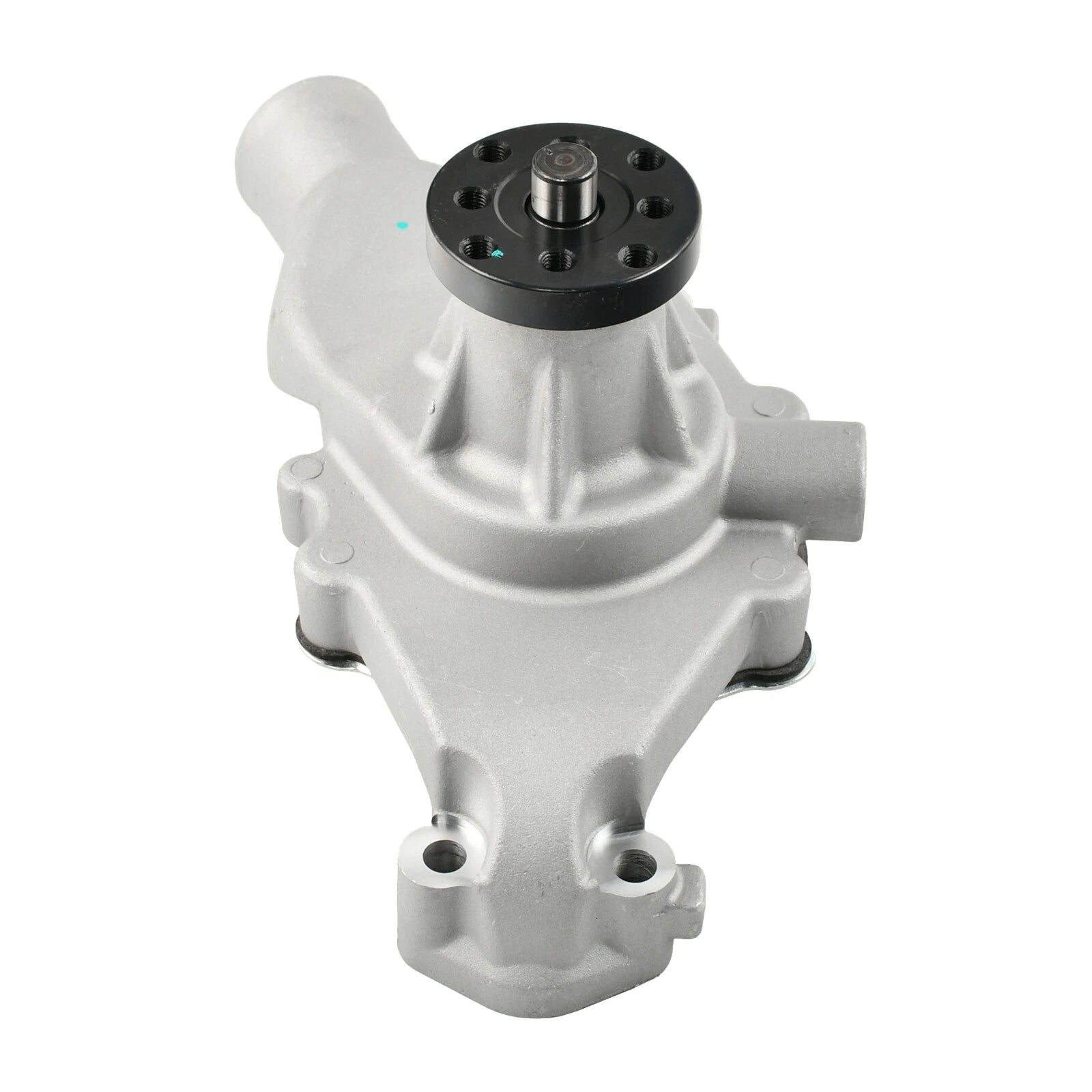 High Volume Water Pump for SBC Short Style (Aluminum, Satin)