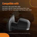 Left Heated Signal Mirror for Ford F-150 Lariat/XLT (2015–2020) FO1320530