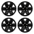 Set of 4 Black Wheel Hub Caps for R15 Tire 4 Lug Wheel