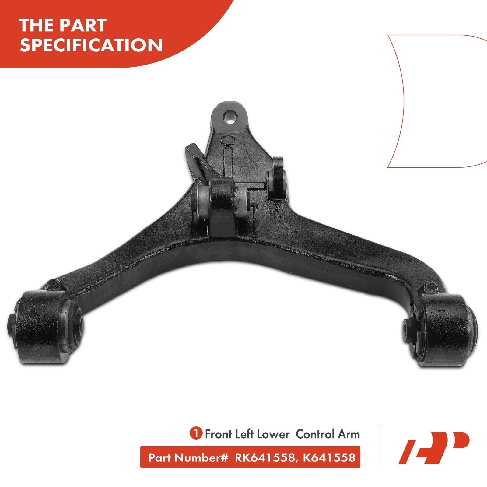 2X Front Left Lower Control Arm & Ball Joint for Jeep Liberty (2002-2004)