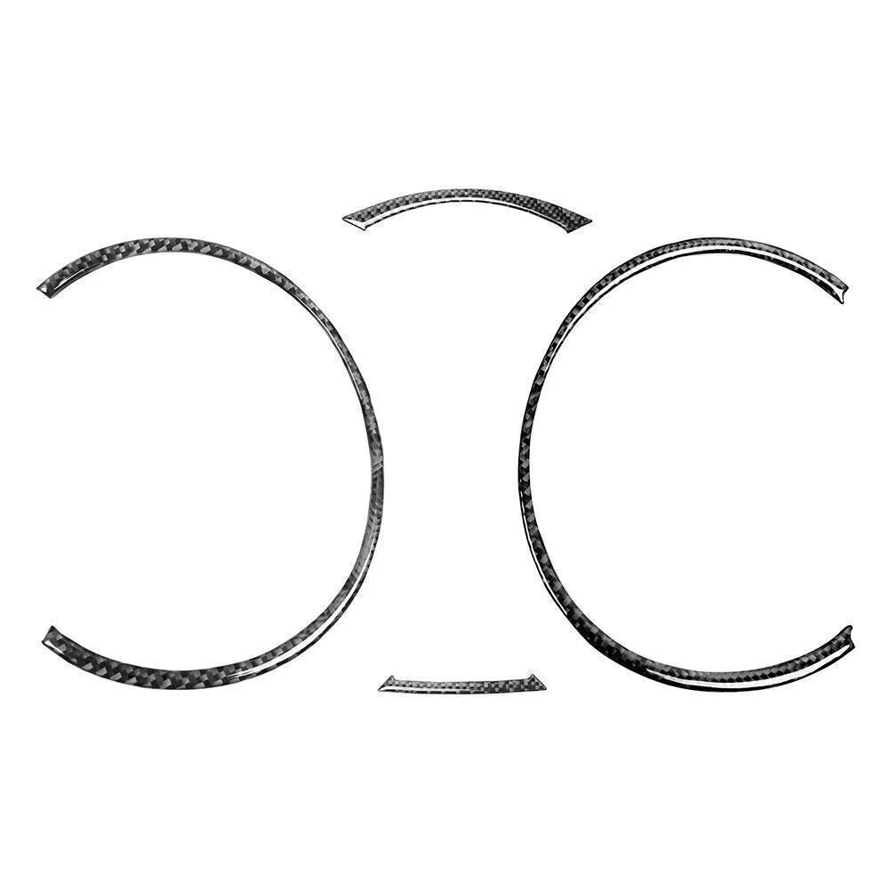 Carbon Fiber Instrument Panel Decal Cover Trim for Mitsubishi Lancer (2008–2015)