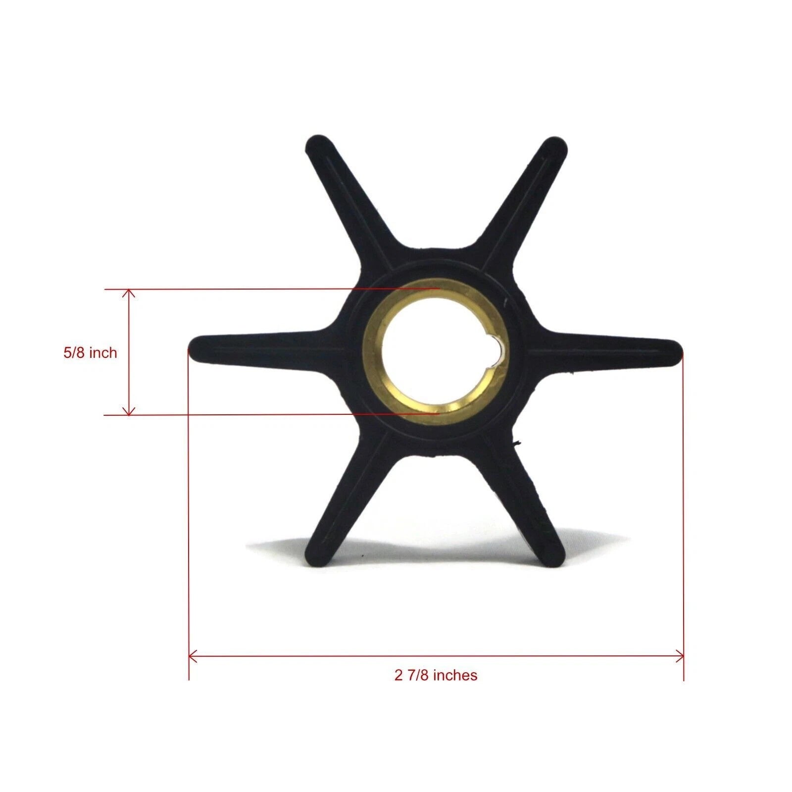 Water Pump Impeller Rebuild Kit for Mercury Mariner 15-25 HP (1990–2023) 46-99157T2