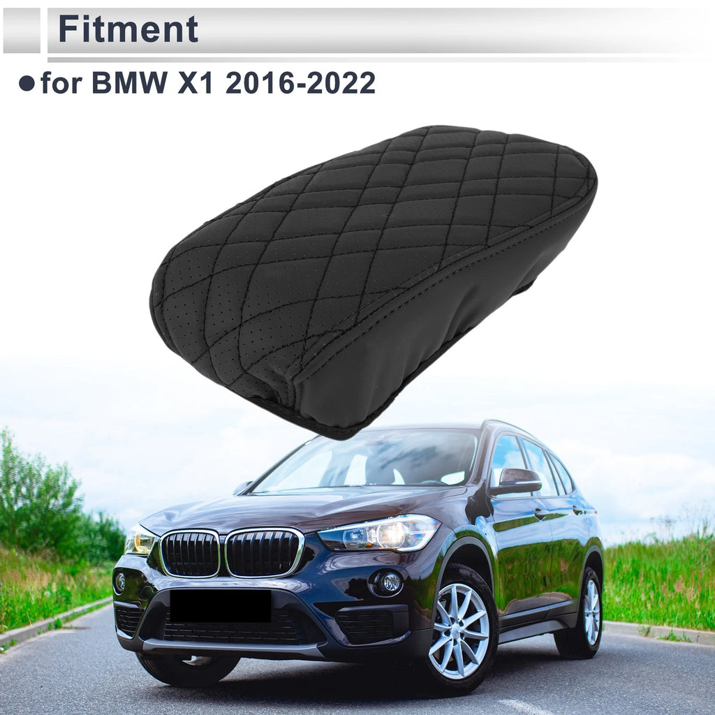 Center Console Cover for BMW X1 (2016–2022) Black 1 Pc