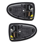 Door Handle Inner Set of 4 for Hyundai Accent (2000–2006)