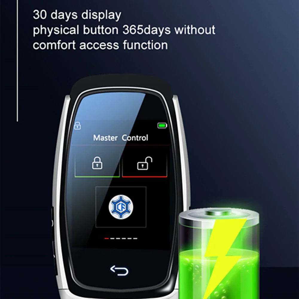 Universal LCD Remote Key Kit for Car One-Key Engine Start