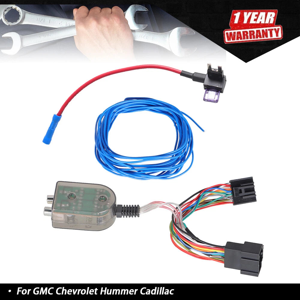 Amp Radio Adapter Interface for GMC Chevrolet Hummer Cadillac