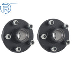 Set of 2 Trailer Hub Kit & Bearings for 2000 lbs Spindle (5 on 4.5")