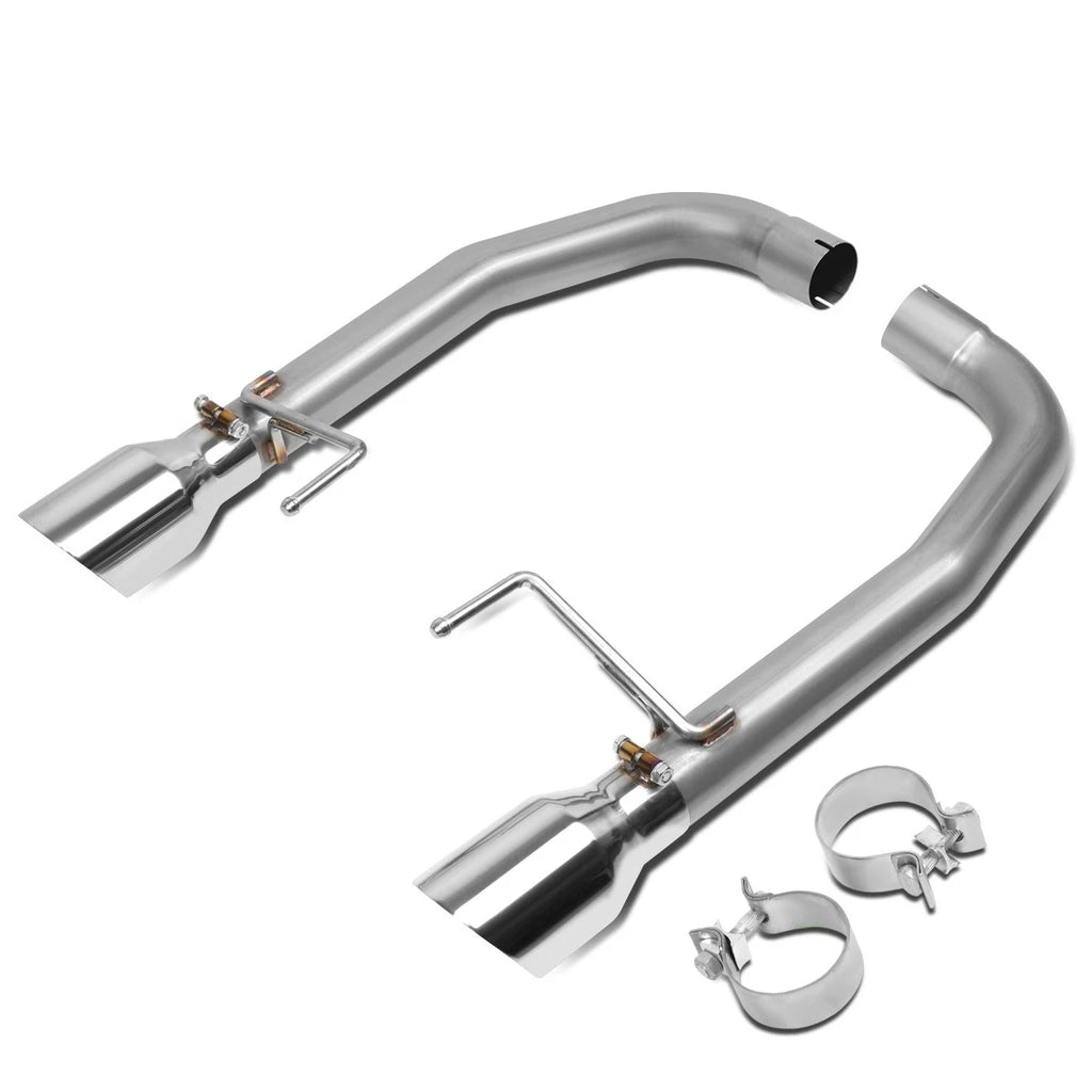 Stainless Axle Cat Back Exhaust Pipes for Ford Mustang 5.0L (2015–2020)