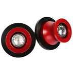 Swingarm Slider Stand Screws M6 for Yamaha YZF R1 R3 R6 (2015–2023) - CNC Red Pair