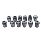 12Pcs ER25 Spring Collet Set for CNC Milling Lathe Engraving Machine