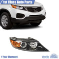 Headlight Assembly for Kia Sorento (2011–2013) Right Clear Lens