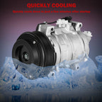 AC Compressor with Clutch for Honda Accord 2.4L (2008-2012)