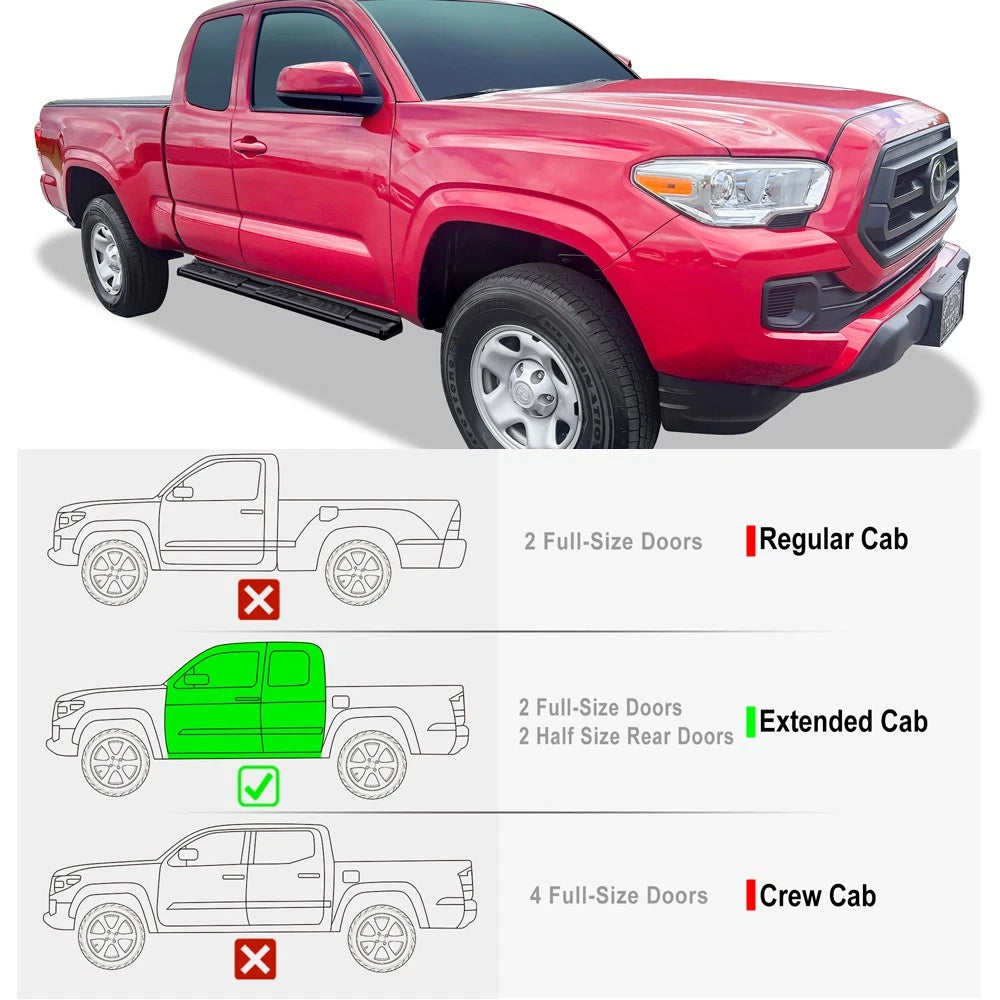Running Boards for Toyota Tacoma Access Cab (2005-2023)