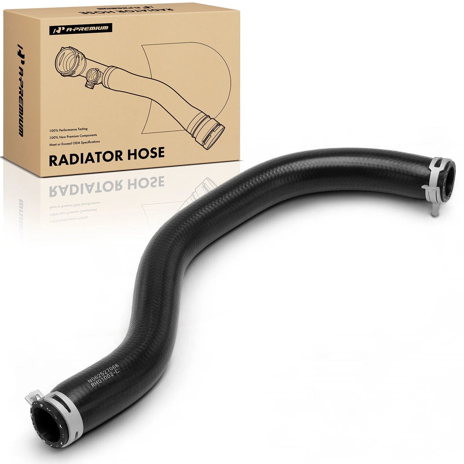 Upper Radiator Hose with Clamp for Honda Civic (2013–2015) Acura ILX (2014)