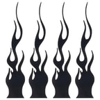 Set of 4 Flame Stickers for Car Decoration