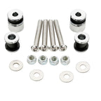 Chrome Sissy Bar Docking Hardware Kit for Harley Softail Fatboy (2000–2017)