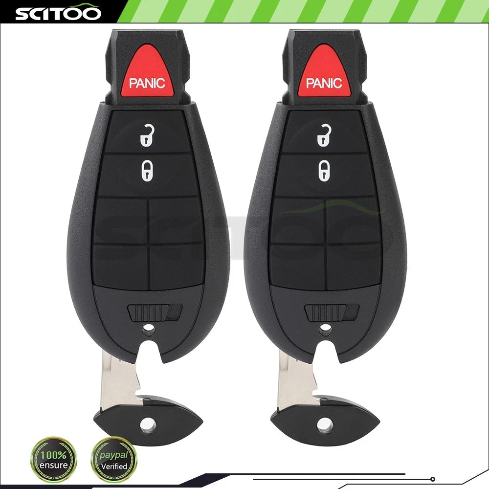 2 Keyless Entry Remote Fob for Chrysler Town and Country (2010–2013)
