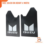 Mud Flap Splash Guard for Isuzu D-Max TF Ute 4WD 4X4 Off-Road Black Rubber