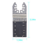 Set of 20 Bi-Metal Oscillating Saw Blades for Wood Metal Cutting