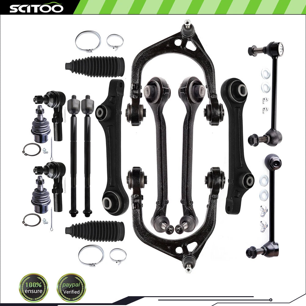 Complete Control Arm Ball Joint Tie Rod Sway Bar Set for Dodge Chrysler (2011–2016)