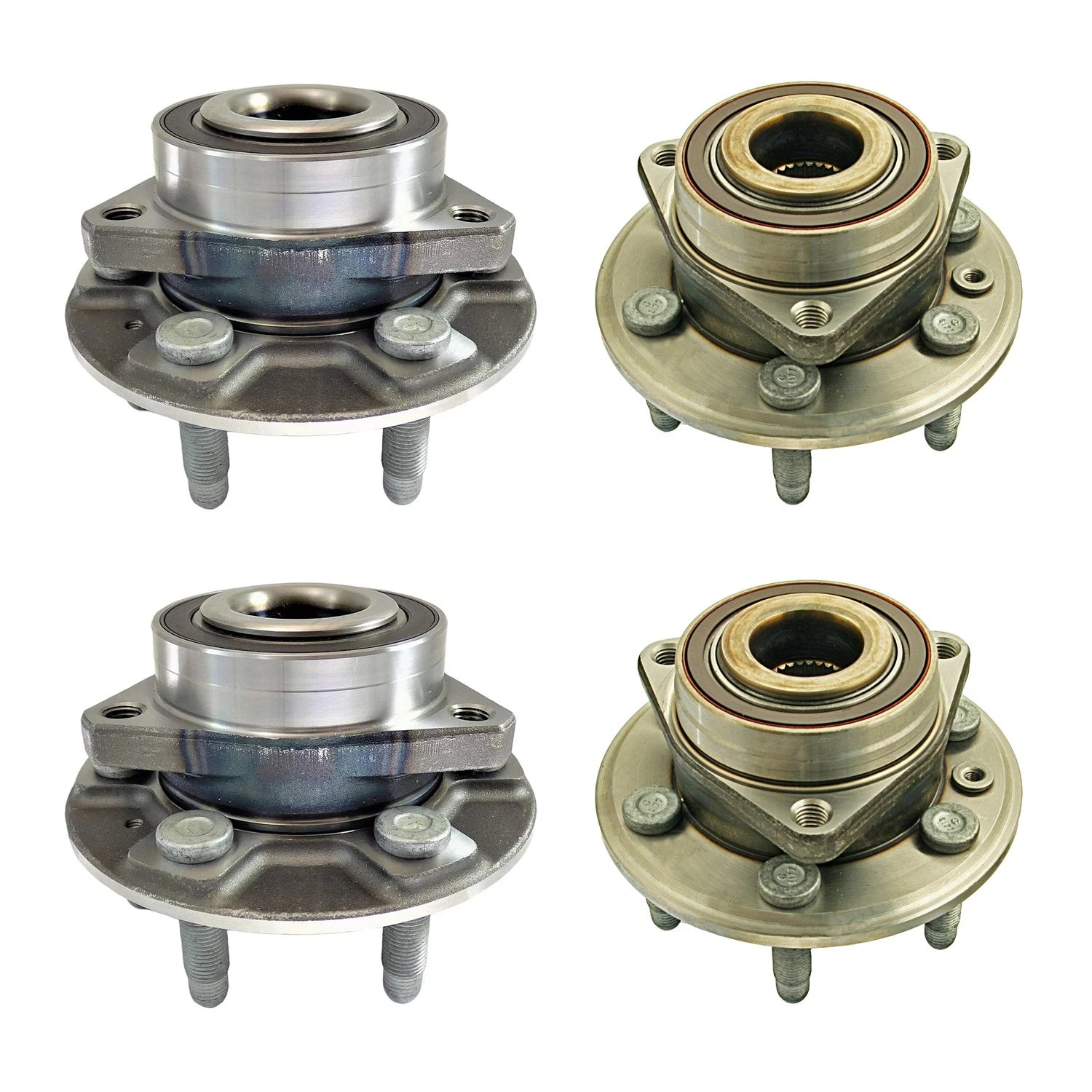 ACDelco Front & Rear Wheel Bearing and Hubs Kit for Acadia Traverse XT5 XT6 (2017–2023)
