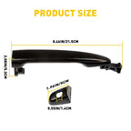Exterior Door Handle Black for Toyota Camry (2007–2011) Front LH Driver Side PY