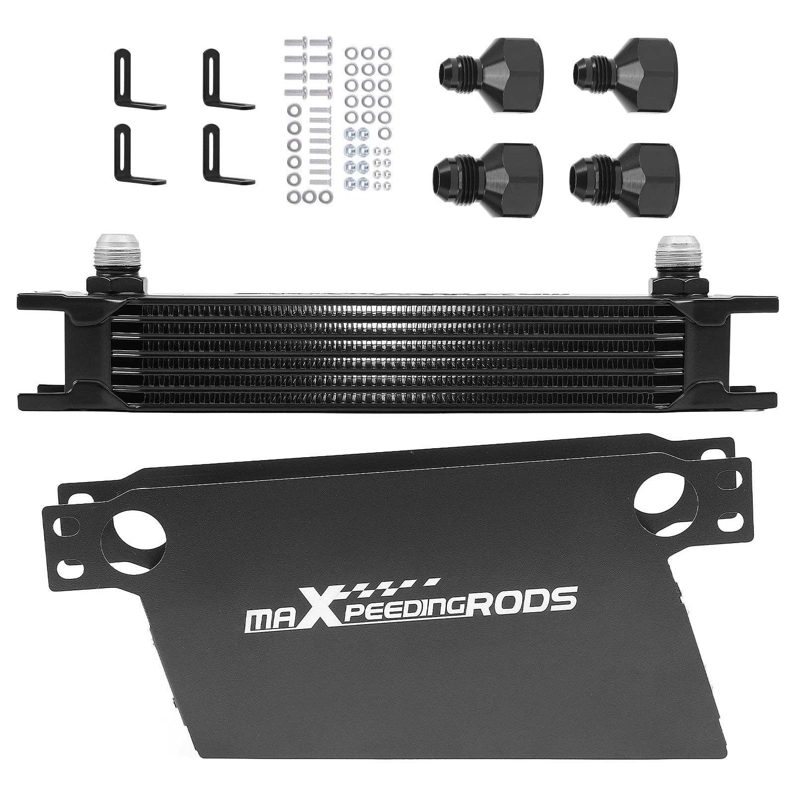 7 Row Oil Cooler for Universal Applications (Aluminum)
