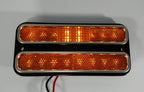 Amber LED Side Marker Lights Pair with Flasher for Chevy Truck (2009–2014)