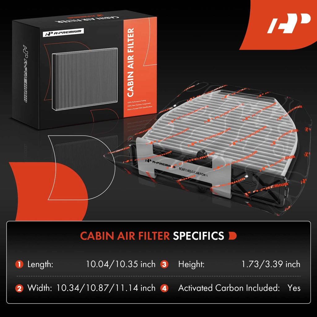 Engine and Cabin Air Filter for Mercedes-Benz C250 (2012-2015)